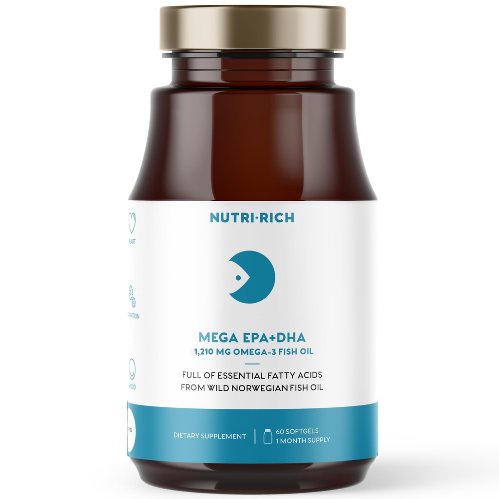 Nutri-Rich Omega-3 Visolie 1210mg 