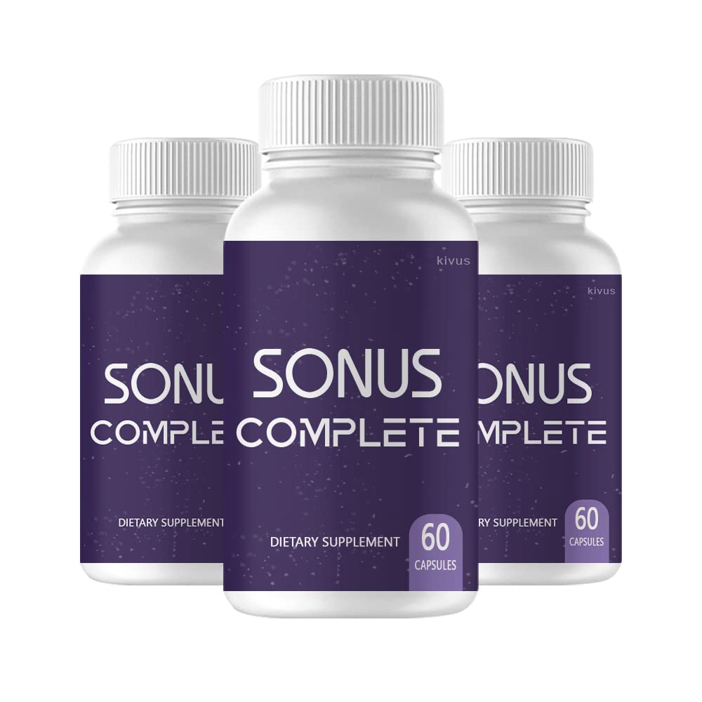 (3 Pack) Sonus Complete - Sonus Complete Tinnitus Ondersteuning Supplement (180 Capsules)