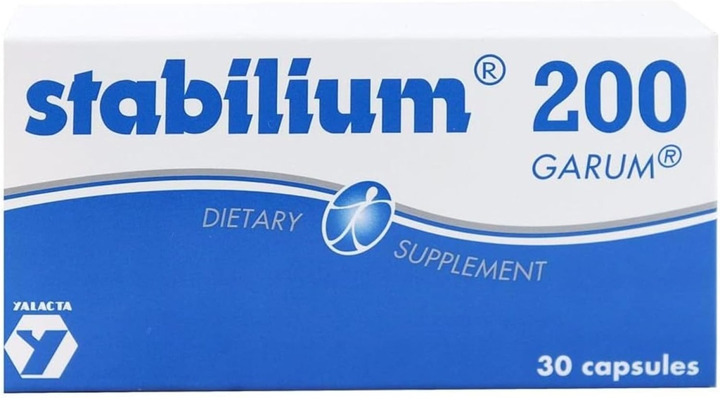 Allergy Research Group Stabilium 200 - Natuurlijke slaaphulp voor volwassenen zonder Melatonine, Nighttime Calm Support Supplement om te ontspannen, Diepe rustgevende slaapondersteuning - 30 capsules (pakket van 1)