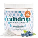 Poudre d'électrolytes, Flaveur de bleuets- No Added Sugar Hydratation Drink Mix- Sans gluten avec Citrate de potassium- Sports Hydratation
