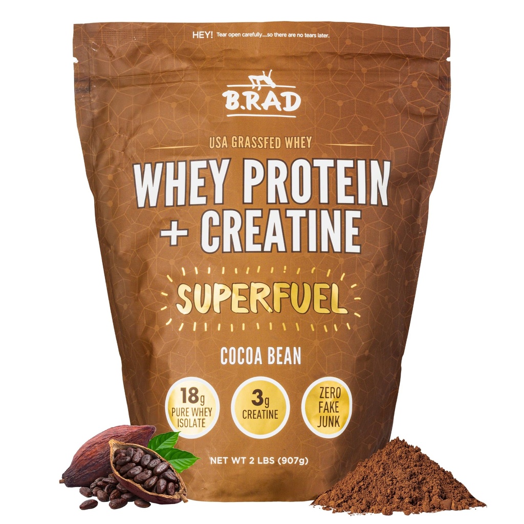 B.rad Superfuel - Grass Fed Wei Proteine Isolaat Geboost met Creatine 