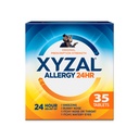 Xyzal 24-uurs Allergy Relief Medicine, Original Prescription Strength Antihistamine, Levocecirizine Dihydrochloride tabletten, 5 mg, 35 Tel.