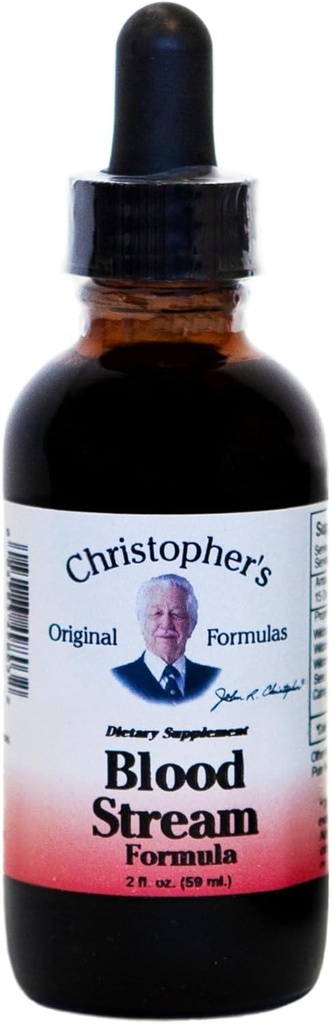 Dr Christopher's Blood Stream Formula, 2 oz Glycerine Extract - Natural Herbal Blend