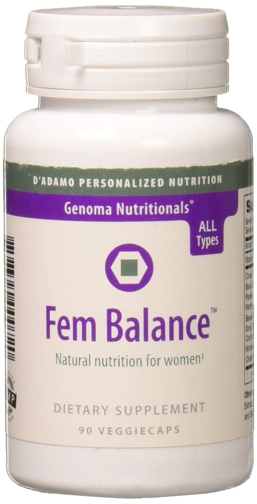 D'Adamo Gepersonaliseerde Voeding Fembalance, 90 Tel.