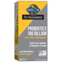 Tuin van het leven Dr Geformuleerde Probiotica 100 miljard CFU Pre + Pro + Postbiotica - Extra sterkte Digestieve & Immuun Ondersteuning voor mannen en vrouwen, Aardappel, Acacia, Postbiotische Metabolieten, 30 Capsules