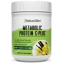 NaturalSlim Protein Powder with Vitamins and Minerals Metabolic C-Plus - Meal Replacement Powder fortified with Vitamin C, Zink & Amino Acid - Chocolate Protein Powder 10 Servers 1.1 lb.