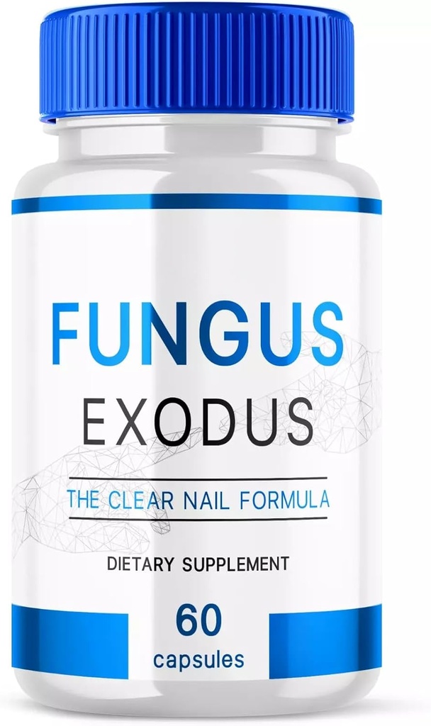 Fungus Exodus The Clear Nail Formula Pills, Fungus Nails Probiotic (60 Capsules)