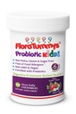 FloraTummy's Kauwbare Probiotische Prebiotica: Niet-Dairy, Gluten & Sugar-Free, Peanut & Soy Free, Non-GMO, Getest & Vrij van voedsel Allergenen, Vegan, Kosher, Berry Flavor(1 Fles)