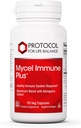 Protocol Mycel Immune Plus - Paddestoelenmix met Astragalus Extract - Immune Support Supplement* - Cordyceps, Lions Mane, Maitake & More - Non-GMO & Kosher - 90 Veg Caps