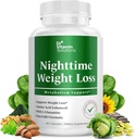 DR VITAMIN SOLUTIONS Suppléments de brûleur de graisse nocturne - Suppresseurs d'appétit pour la perte de poids - Brûleur de graisse nocturne pour les femmes et les hommes soutenant le sommeil et la relaxation - pilules de perte de poids - 60 capsules