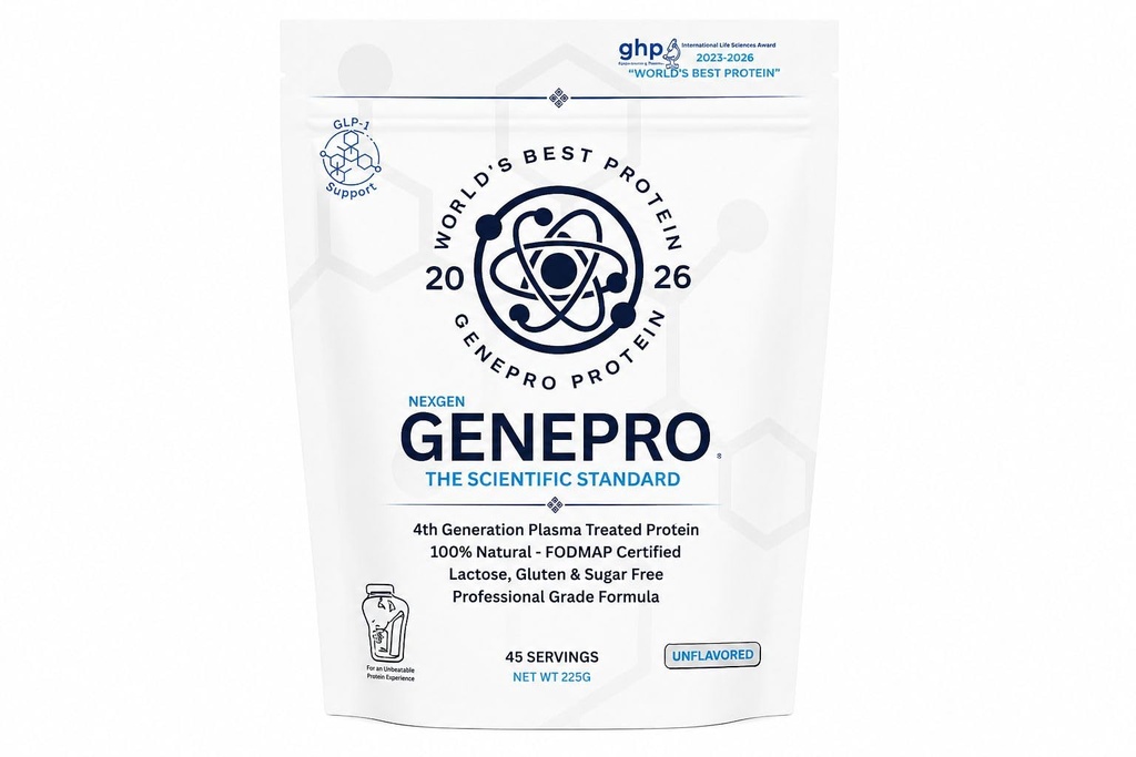 Unflavored Protein Powder - New Formula - Lactose-Free, Gluten-Free, & Non-GMO Whey Isolaat Supplement Shake (3e generatie, 45 porties)