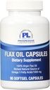 Progressieve Labs Vlasolie Capsules Supplement, 1000 mg, 90 Tellen