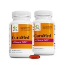 Terry Naturally CuraMed + Clinical OPC - Curcumin Supplement met Franse Grape Seed Extract - Hersenen, Prostaat en Lever Gezondheid Ondersteuning - Supplement met Ar-Turmerone - 60 Softgels (2 Pack)
