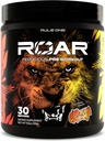 Règle 1 R1 Roar - Poudre de pré-travail avec créatine, bêta-alanine, citrulline, électrolytes et caféine (30 portions, mangue pêche)