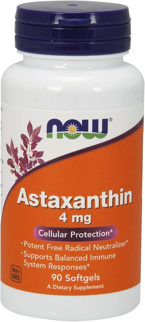 Nu Foods Astaxanthine 4 mg - 90 Sgels 8 Pack