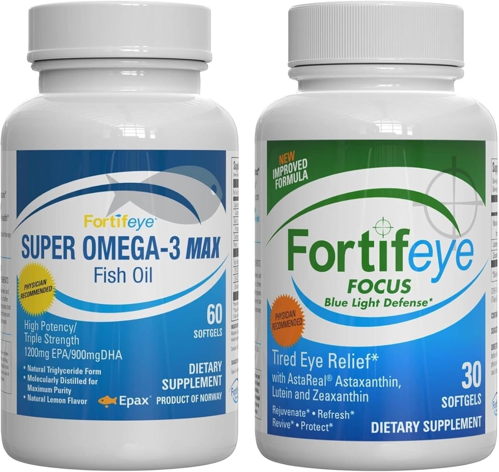 Fortiveye Blue Light en Heart Health Support Bundle 