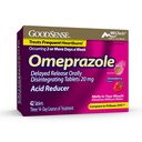 GoodSense Omeprazol Vertraagde release Orally Desintegring Tablets 20 mg, Aardbei smaak, Oplossen Tabbladen, Treats Frequent Heartburn, Acid Reducer, Heartburn Medicine, 42 tabletten