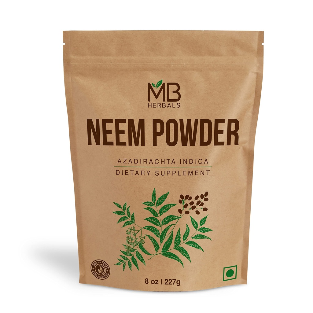 MB Kruiden Pure Neem Powder 8 oz 