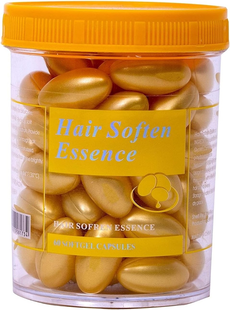 Vitamine-e haarcapsules voor haarval, schade Reparatie, Anti-roos, Shinning - 60 capsules