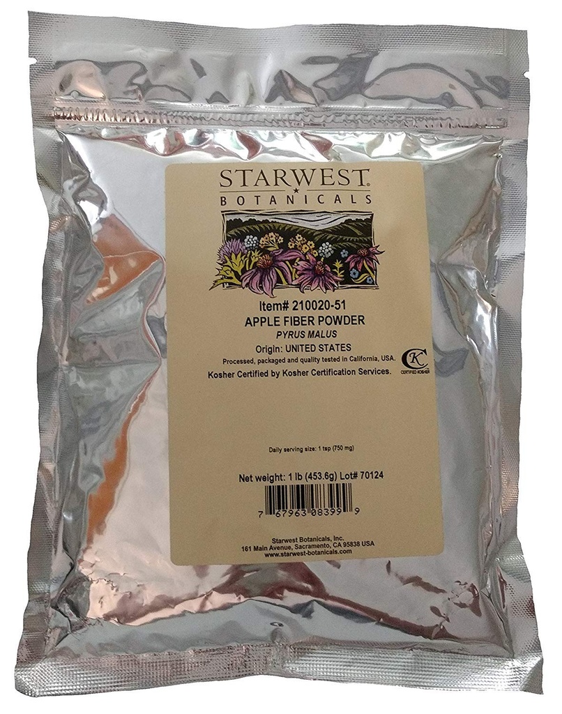 Apple Fiber Poeder 1 LB