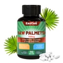Saw Palmetto Supplément, Saw Palmetto Extract 750mg, avec Lycopène, poudre de graines de citrouille, pour les hommes et les femmes, non-OGM et gluten, végétalien, 90 capsules de dénombrement