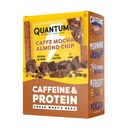 Quantum Energy Square: Barre d'énergie avec caféine et 10g de protéines. Delicious Healthy Snack On The Go. (Vegan, sans gluten, sans soja, sans lait) (Caffe Mocha Amand Chip)