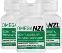 Originele Omega-3 Joint Support Supplement, Best Natural Muscle Relief, Green Lipped Mossel Oil Capsules, 180 Softgels, No Fishy Aftersmaak