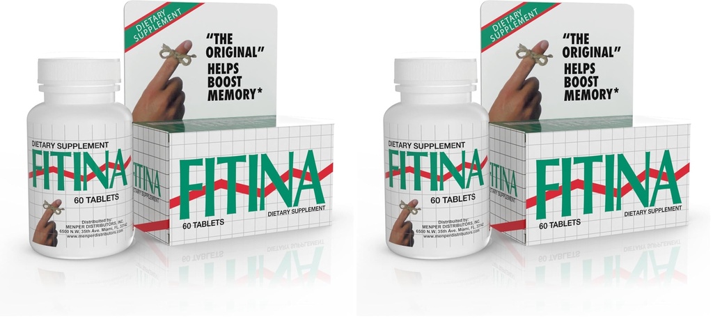 Memory Boost, Cognitive Aid, Brain Health (60 tabletten/verpakking van 2)