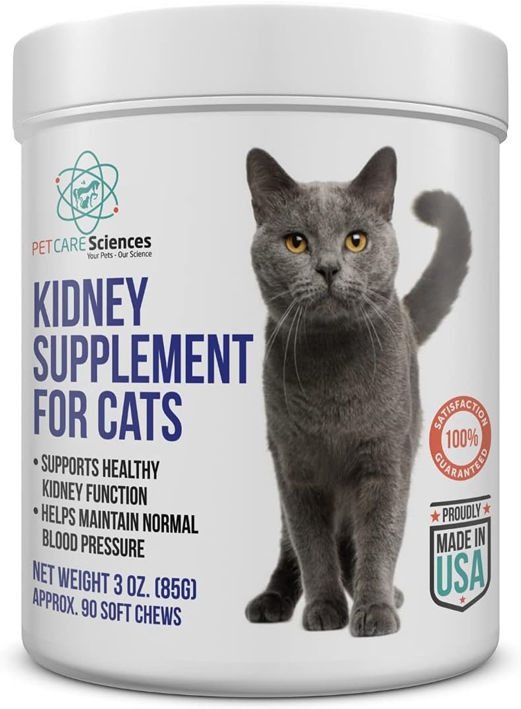 Ca. 90 Servings Katten Nieren Ondersteuning Kauwen - Feline Nieren Restore - Renale Kat Treats - Katten Nieren Ondersteuning Supplement - Urine Tract Irritaties Controle voor Cat - Made in The USA
