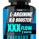 L Arginine Nitric Oxide Supplementen voor mannen - gelukkige vrouw, gelukkige nachten helpen verhogen van de bloedstroom Circulatie, spierpomp pre workout, mannelijke endurance w/Tribulus - 2 maanden