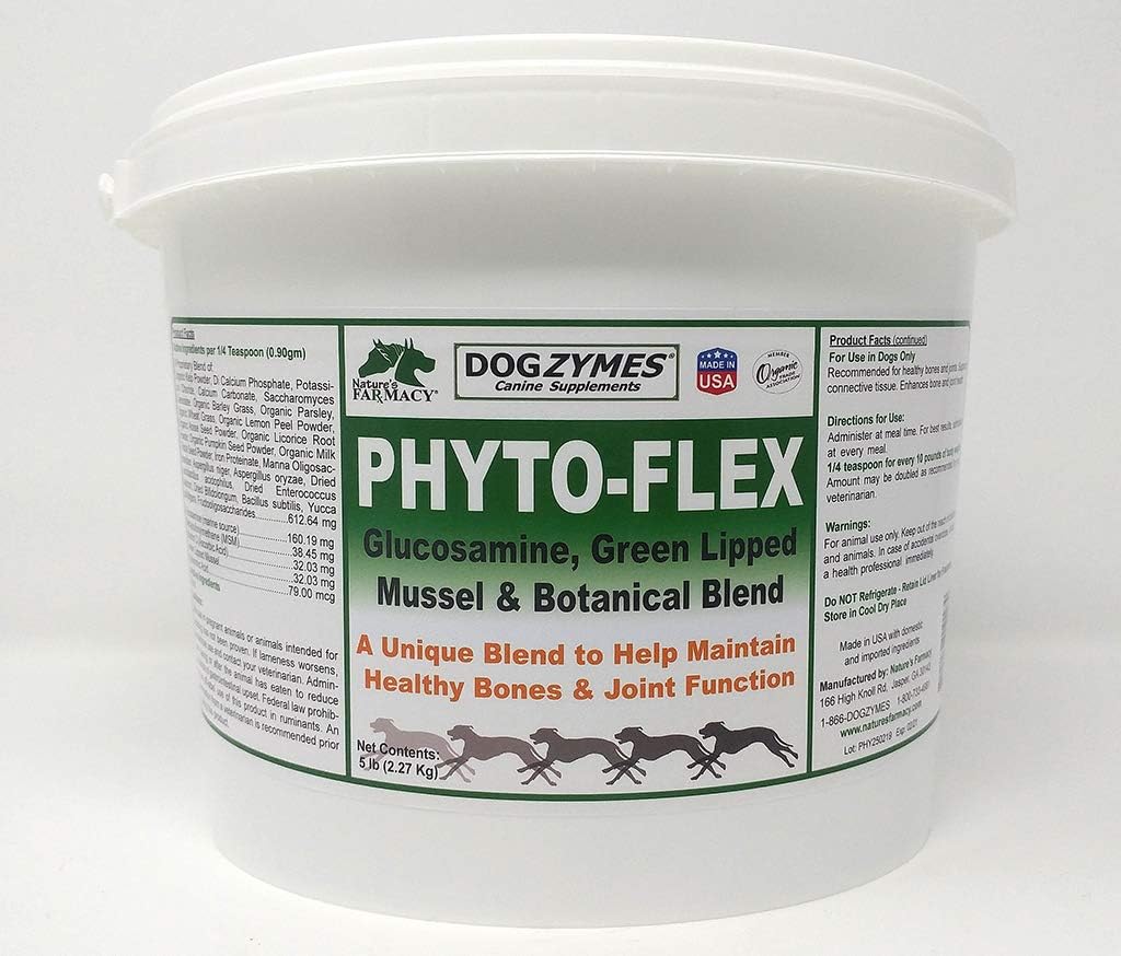 Hondzymen Phyto Flex - Glucosamine, Chondroitin, MSM en Hyaluronzuur... (5 pond)