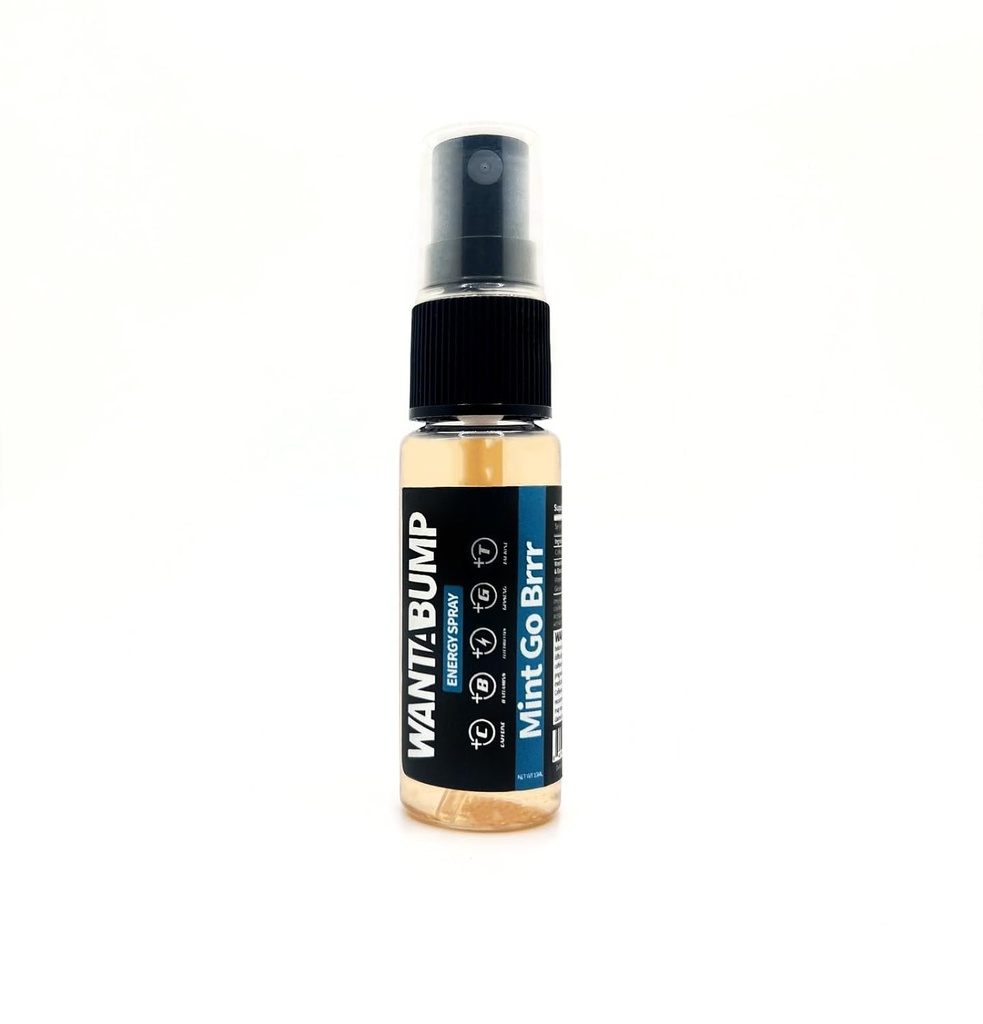 Wilt u een Bump Energy Spray & ademverfrisser 400 mg cafeïne 