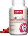 Jarrow Formulas Famil-E - Promoot hart-en hart-cardiovasculaire gezondheid - Bevat alle acht leden van de vitamine E familie - rijk aan Gamma Tocoferol & Tocotrienolen - 60 Softgels