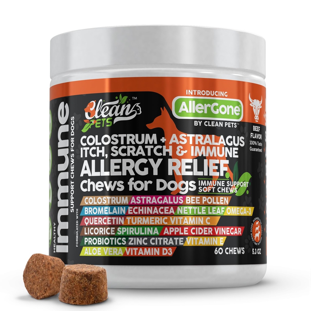 Hond Allergie Relief Kauwen  Immuun - verpakking van 1