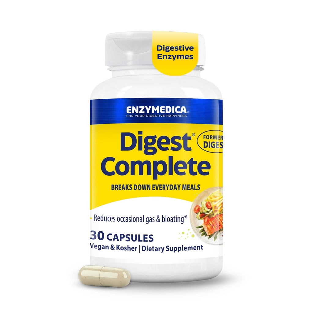 Enzymedica - Digest, Complete Digestive Enzyme Formula, 30 capsules