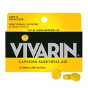 Vivarin, Cafeïne pillen, 200mg Cafeïne per dosis, veilig en effectief helpt u wakker te blijven, Geen suiker, Calorieën of verborgen ingrediënten, Energiesupplement, 16 tabletten