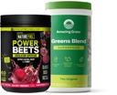 Verbazingwekkend gras Groenen Blend Superfood: Super Greens Poeder Smoothie Mix voor Boost Energy, 60 Servings & Nature Fuel Power Beets Powder, Beet Root Powder, Ondersteuning Natural Energy, 60 Servings