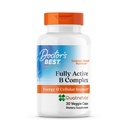 Artsen Beste volledig actieve B-complex, energie en celondersteuning, non-GMO, glutenvrij, sojavrij, veganistisch 30 veggiecaps
