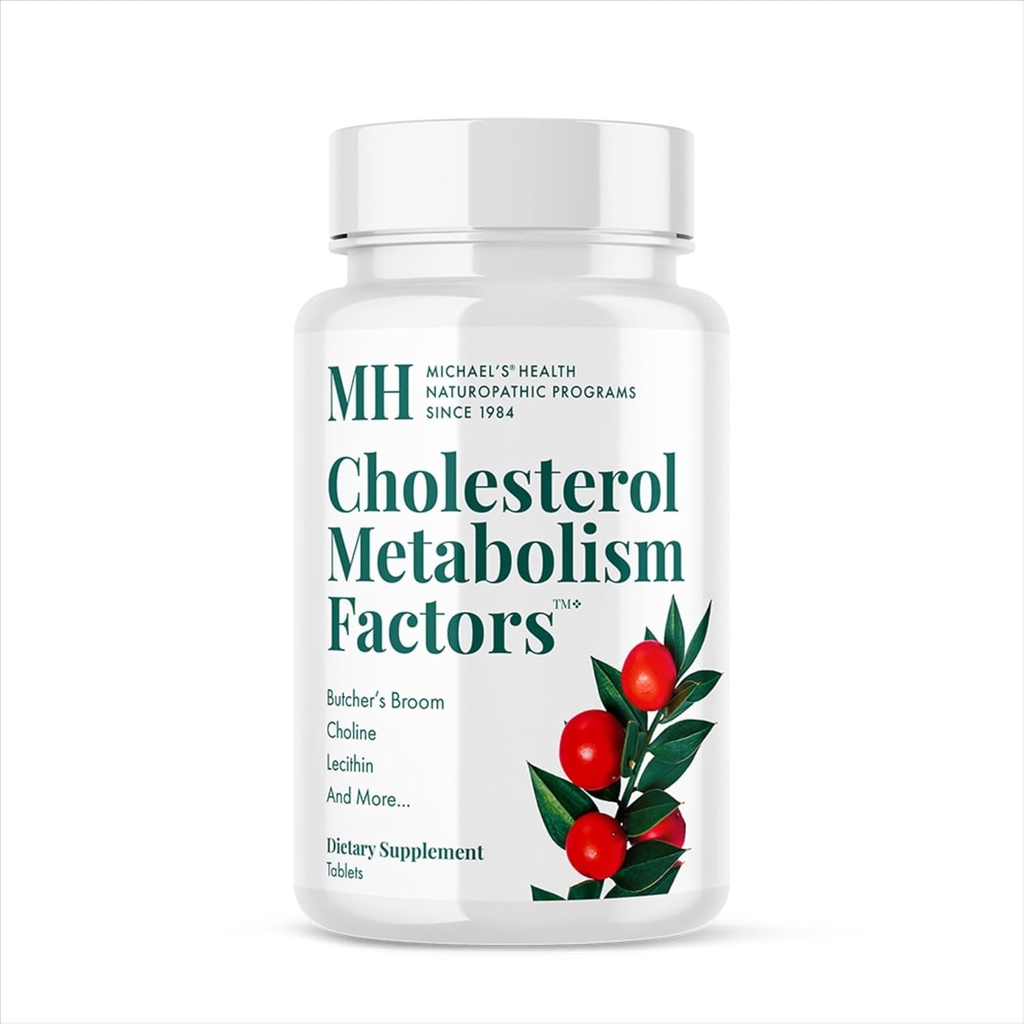 MICHAEL'S Health Naturopathische Programma's Cholesterol Metabolismefactoren - 180 tabletten - helpt de circulatie te verbeteren - Statine & Red Gist Rice Free - 30 porties