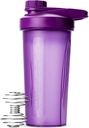 Mr. Pen- Shaker flessen voor eiwitmixen met Twist Cap, 28 oz, Purple Protein Shaker fles met Wire Whisk Ball, Mixer fles