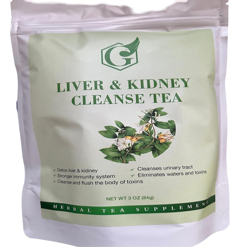 Kruidenlever en nierreiniging thee, 3 oz, natuurlijke reiniging ondersteuning, urinetrek gezondheid, 28 theezakjes