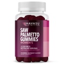 Saw Palmetto pour les femmes avec 2500mcg Biotin - DHT Blocker et cheveux, peau, ongles Santé Gummies - 60 comte - soutient plus forte et plus complète serrures et peau radiante - végétalien, non-OGM, 1 mois d'approvisionnement