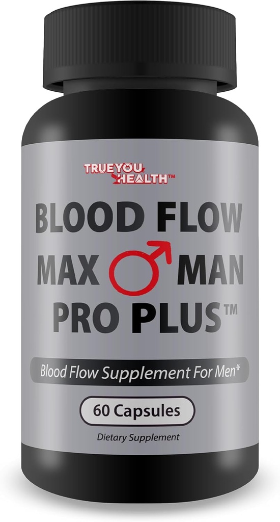 Bloedstroom Max Man Pro Plus - Onze beste Circulatie Heren Bloedstroom Supplement - Mannen Bloedstroom Zorg - Gezonde Bloedstroom Ondersteuning - Geavanceerde Bloedstroom Supplement Poeder Capsules Beste Bloedstroom
