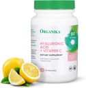 Organika Hyaluronzuur Supplement met vitamine C (90 plantaardige capsules): Symbiotische gezamenlijke Wellness, Collageen, & huid Hydration Powerhouse - Enhanced Hyaluronic Acid Supplements for Mobility & Beauty
