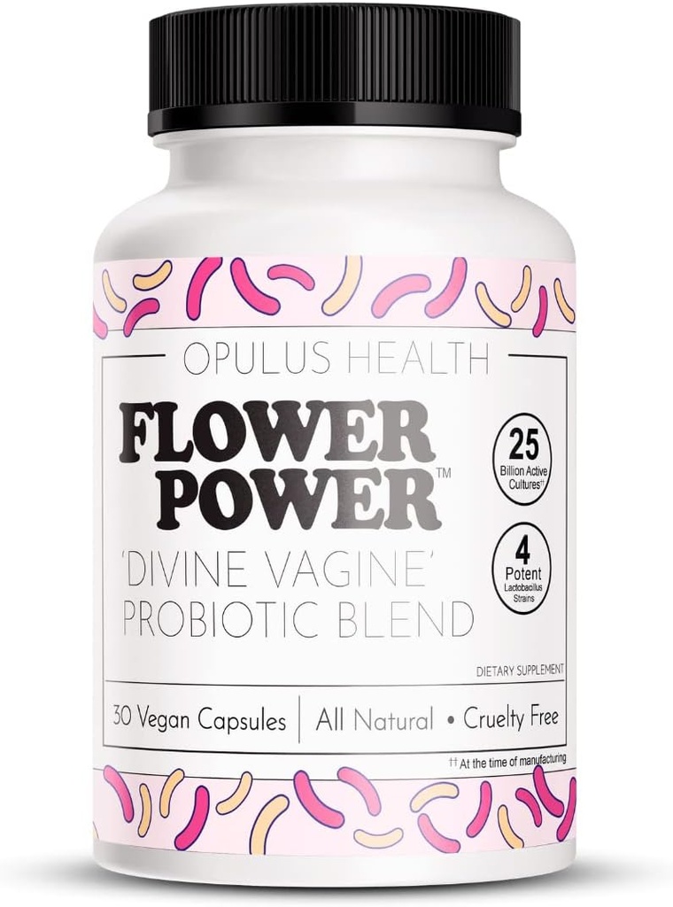 Flower Power 'Divine Vagine' Blend - 30 kt voor Balance Urinaire Tract Infectie, V Gezondheidszorg voor vrouwen