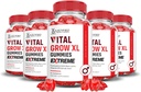Laboratoires justifiés (5 Pack) Vital Grow XL Extreme 2000MG Performance Gummies Formule avancée Formulée avec ACV Pomegranate Beet Juice Powder B12 Vegan Non GMO 300 Gummys