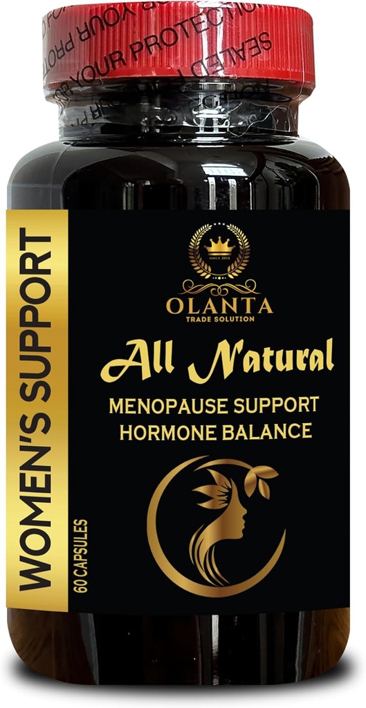 Menopauze Ondersteuning voor vrouwen - Menopauze & Perimenopause Supplementen voor vrouwen, Hot Flashes, Night Sweats, Immune Health Support, Trans-resveratrol - 1 Fles 60 Capsules