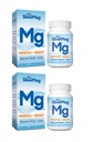 SlowMag Mg Muscle + Heart, ondersteunt spierontspanning en hartgezondheid. Magnesiumchloride + Calcium, Slow-Release tabletten, Makkelijk te absorberen en zacht op de maag. Aantal (verpakking 2)