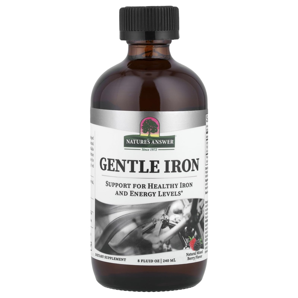 Antwoord van de natuur Zacht ijzer 8 Ounce Liquid 