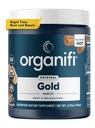 Organifi: Goud - Superfood Supplement Powder - 30 porties - Stress Support, Betere rust, ontspanning en bevordert rustgevende slaap - Kurkuma en Reishi Infused